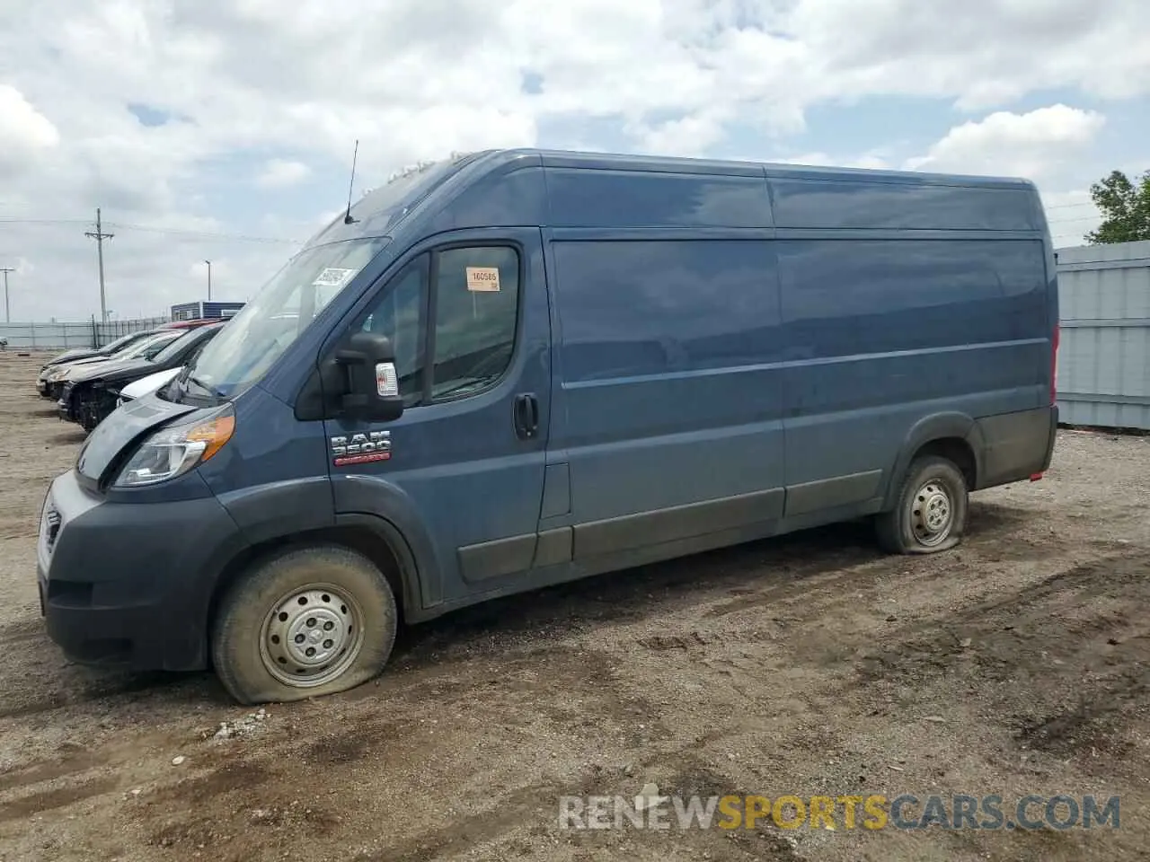1 Photograph of a damaged car 3C6URVJG6KE549154 RAM All Models 2019