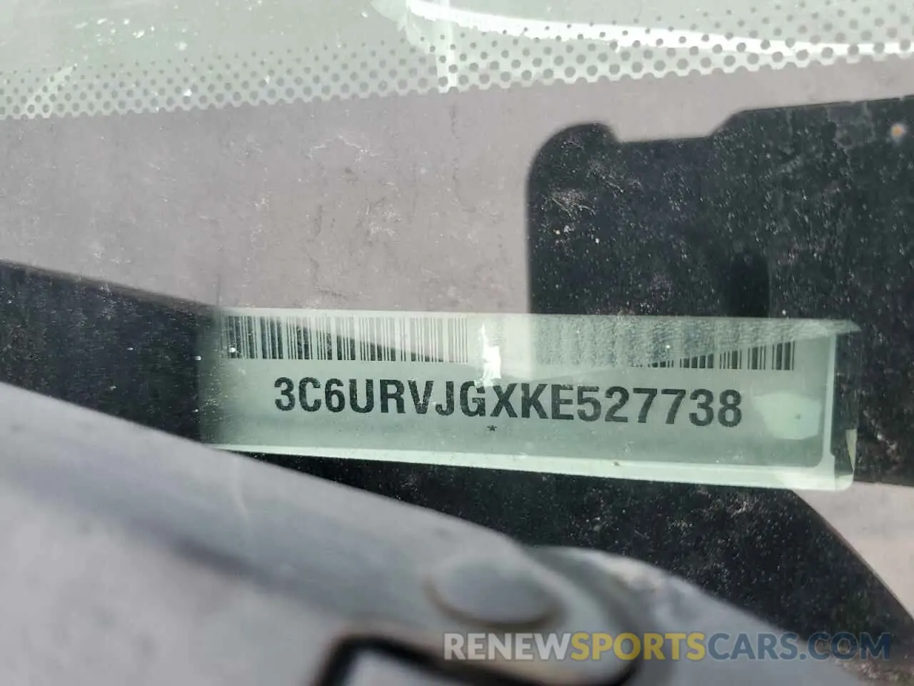 12 Photograph of a damaged car 3C6URVJGXKE527738 RAM All Models 2019