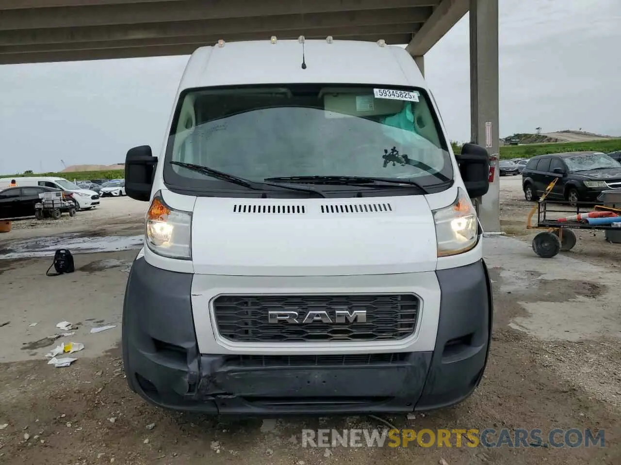 5 Photograph of a damaged car 3C6URVJGXKE527738 RAM All Models 2019