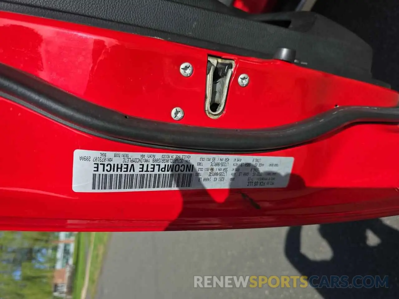 10 Photograph of a damaged car 3C7WRTCL0KG615009 RAM All Models 2019