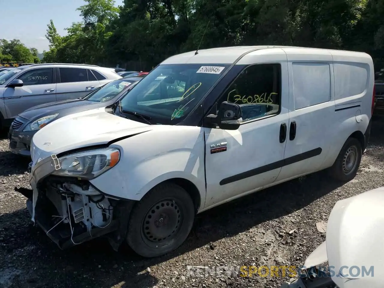 1 Photograph of a damaged car ZFBHRFAB8K6M89620 RAM All Models 2019