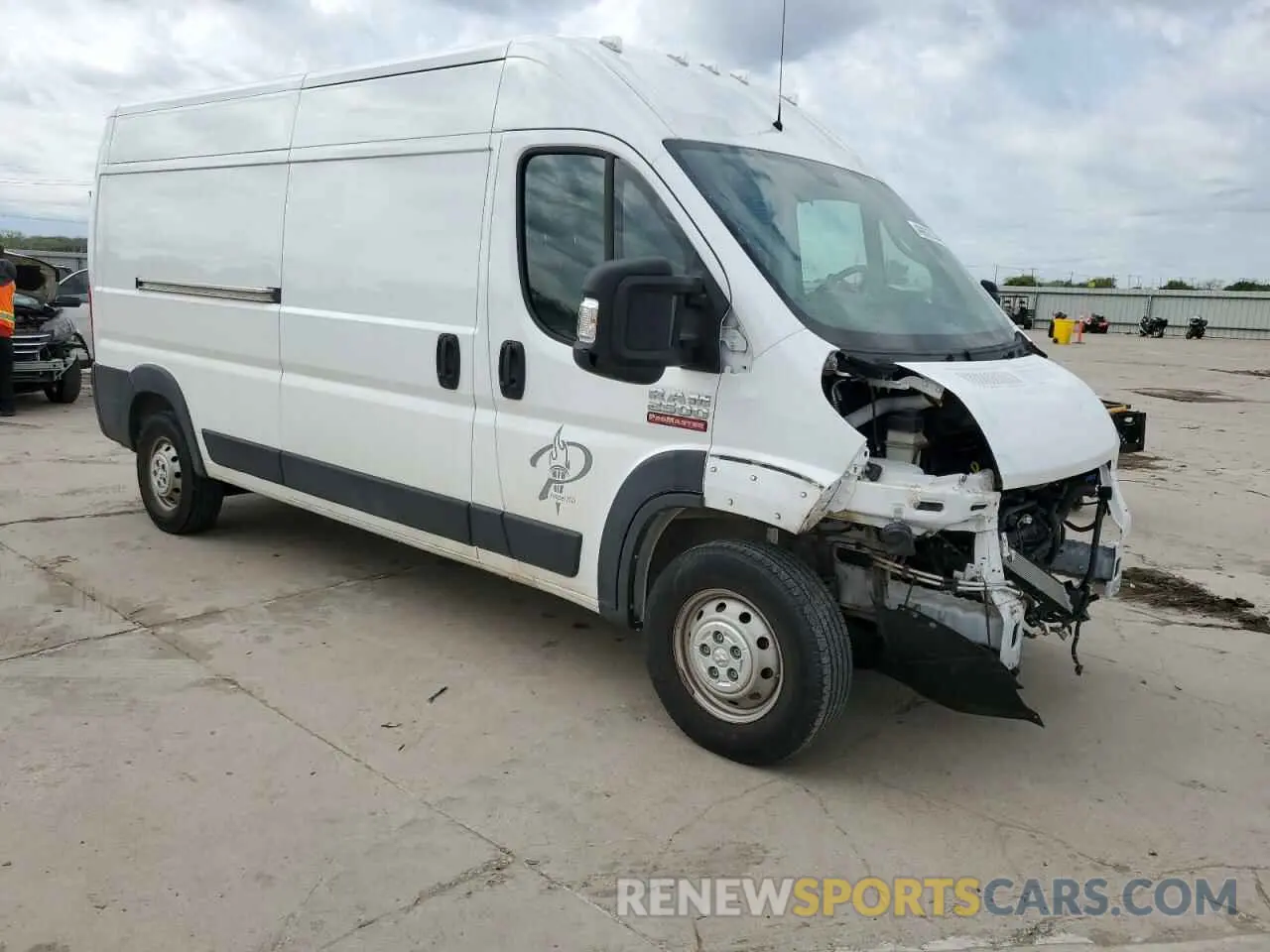 4 Photograph of a damaged car 3C6TRVDG1LE115863 RAM All Models 2020