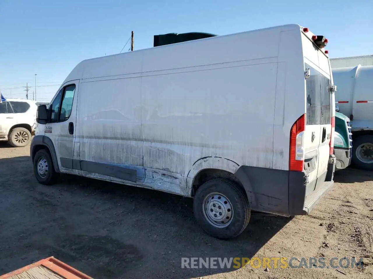 2 Photograph of a damaged car 3C6TRVDG7LE132036 RAM All Models 2020