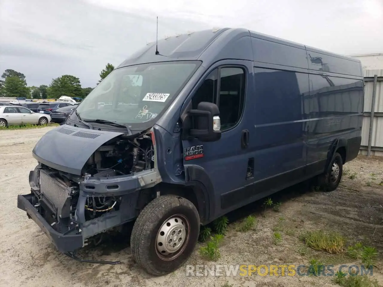 1 Photograph of a damaged car 3C6URVJG4LE107099 RAM All Models 2020