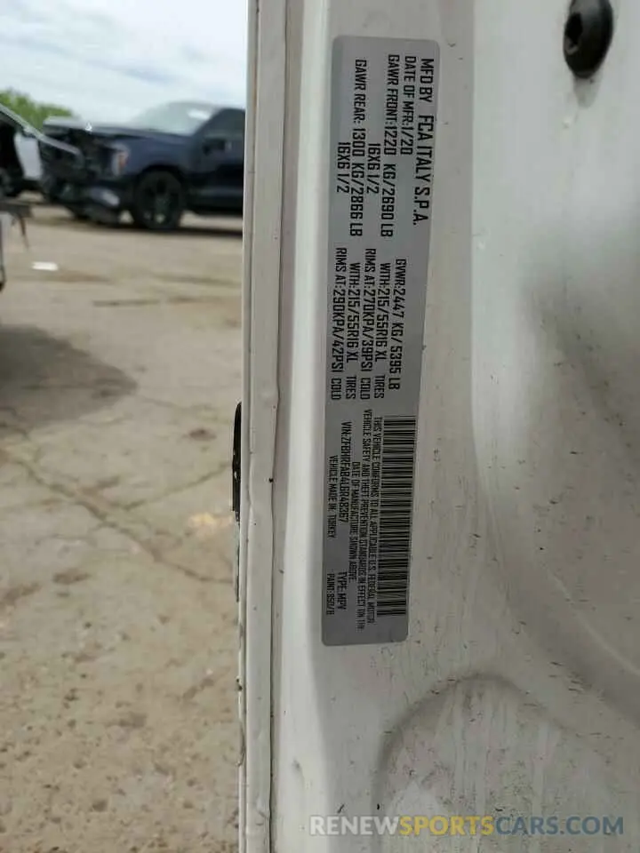 12 Photograph of a damaged car ZFBHRFAB4L6R48367 RAM All Models 2020