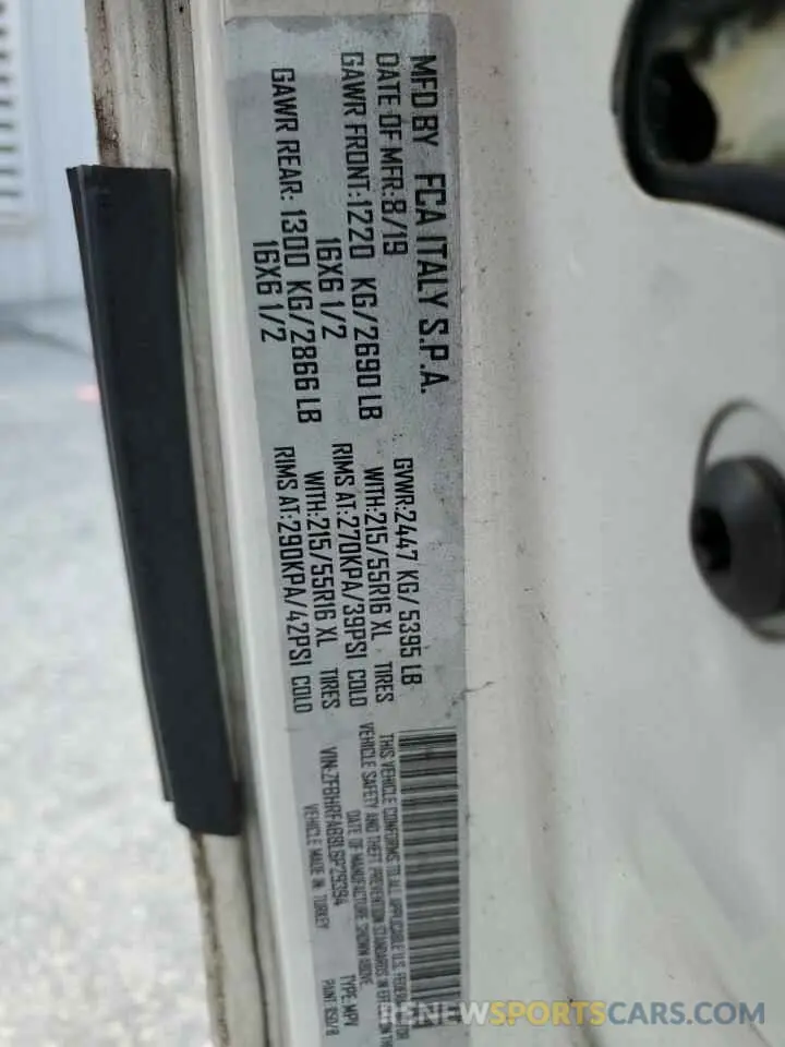 13 Photograph of a damaged car ZFBHRFAB8L6P29394 RAM All Models 2020