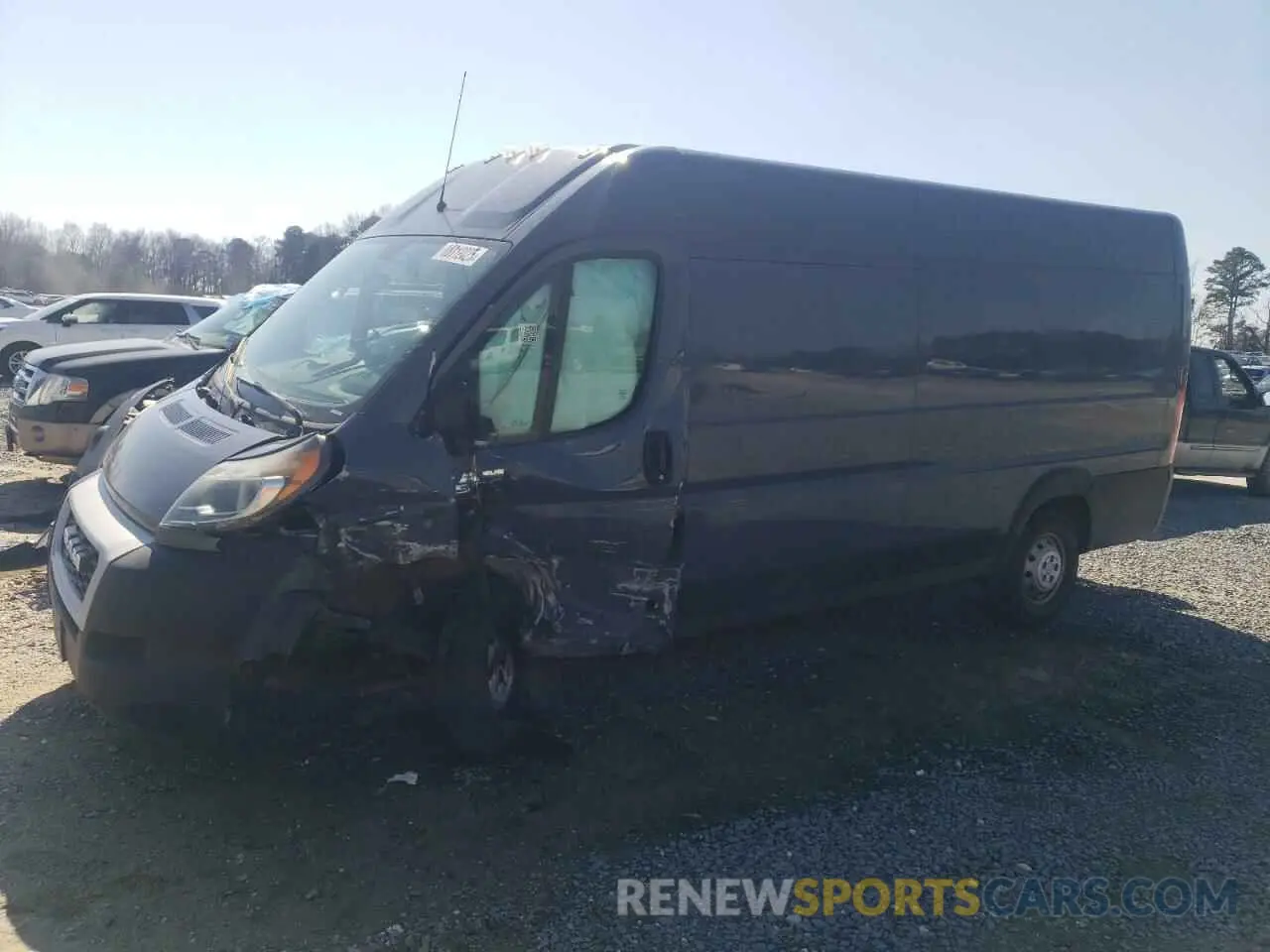 1 Photograph of a damaged car 3C6FRVJG0ME503783 RAM All Models 2021