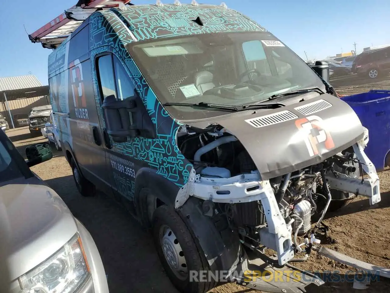 4 Photograph of a damaged car 3C6LRVBG3NE109746 RAM All Models 2022