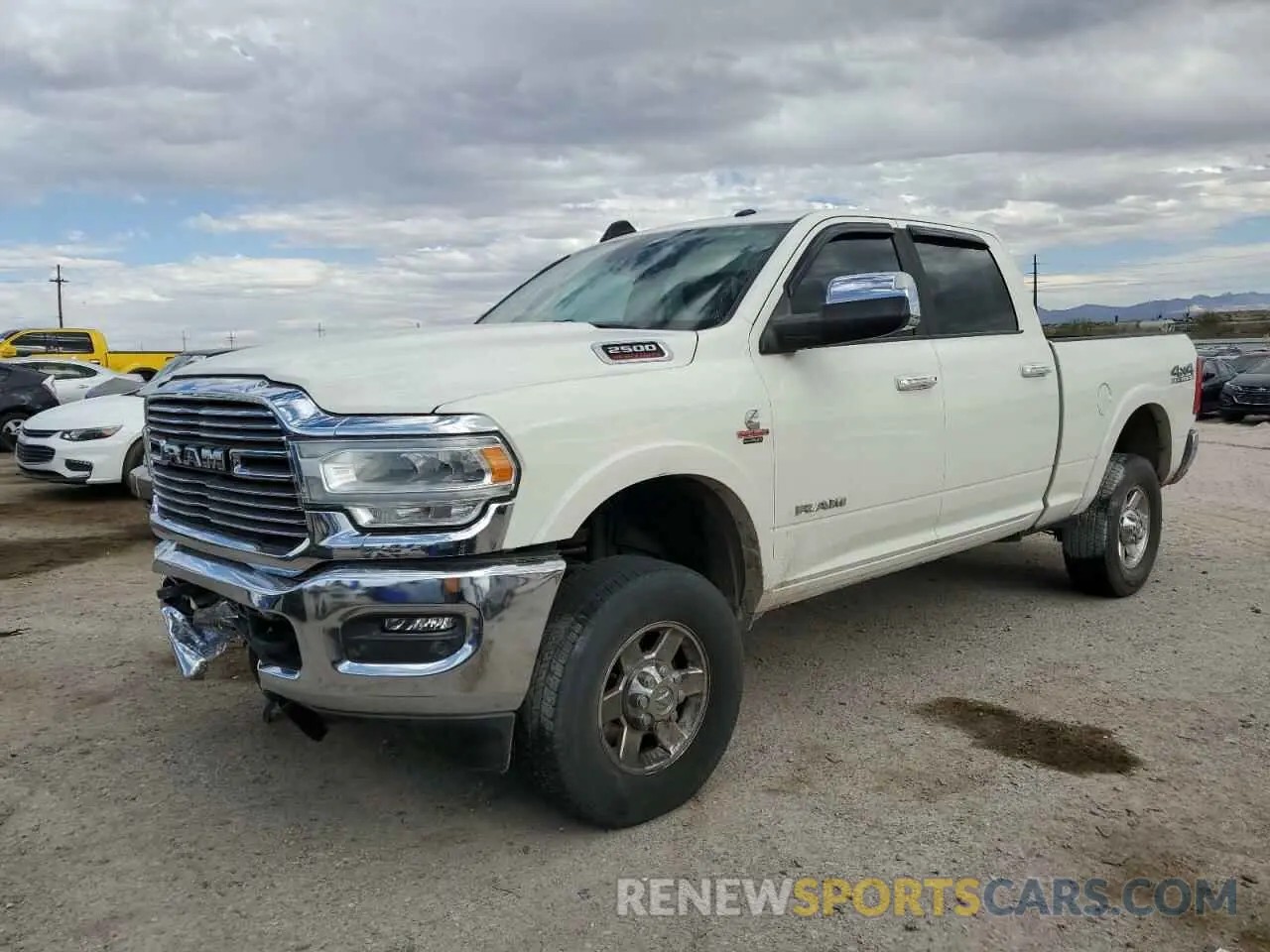 1 Photograph of a damaged car 3C6UR5FL5NG228396 RAM All Models 2022