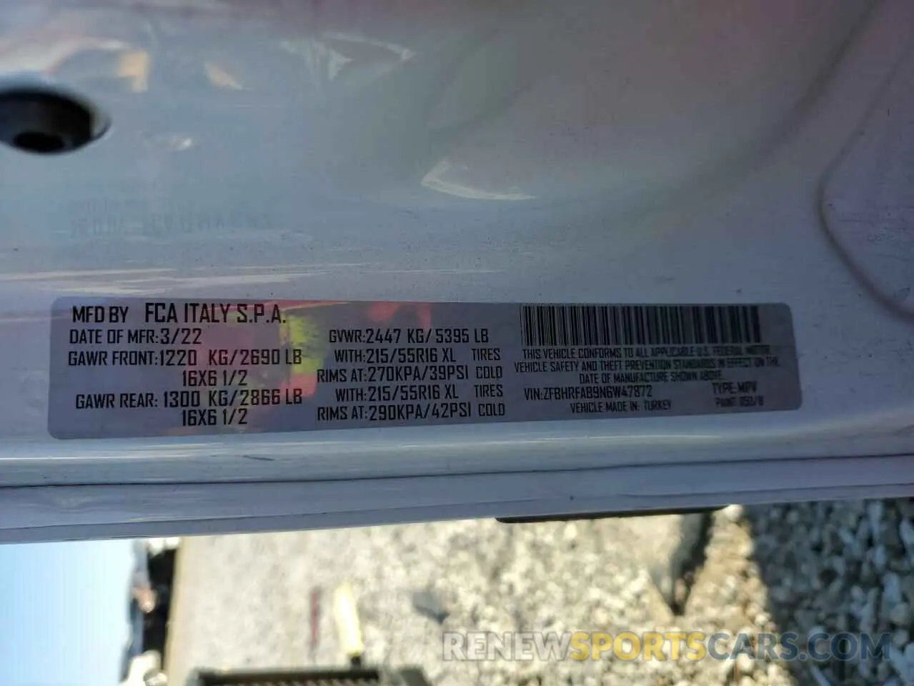 14 Photograph of a damaged car ZFBHRFAB9N6W47872 RAM All Models 2022