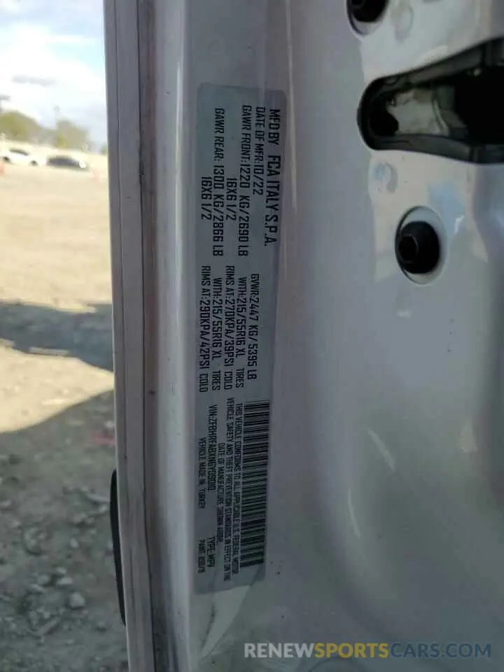 13 Photograph of a damaged car ZFBHRFABXN6Y09010 RAM All Models 2022