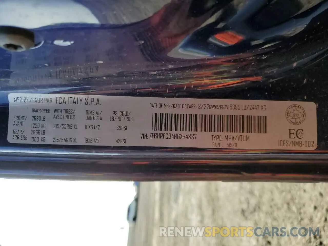 13 Photograph of a damaged car ZFBHRFCB4N6X64837 RAM All Models 2022
