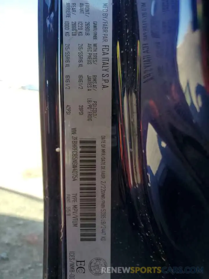 13 Photograph of a damaged car ZFBHRFCB5N6W40754 RAM All Models 2022