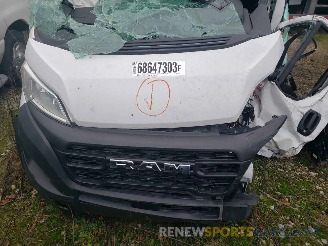 12 Photograph of a damaged car 3C6MRVHG1PE532159 RAM All Models 2023