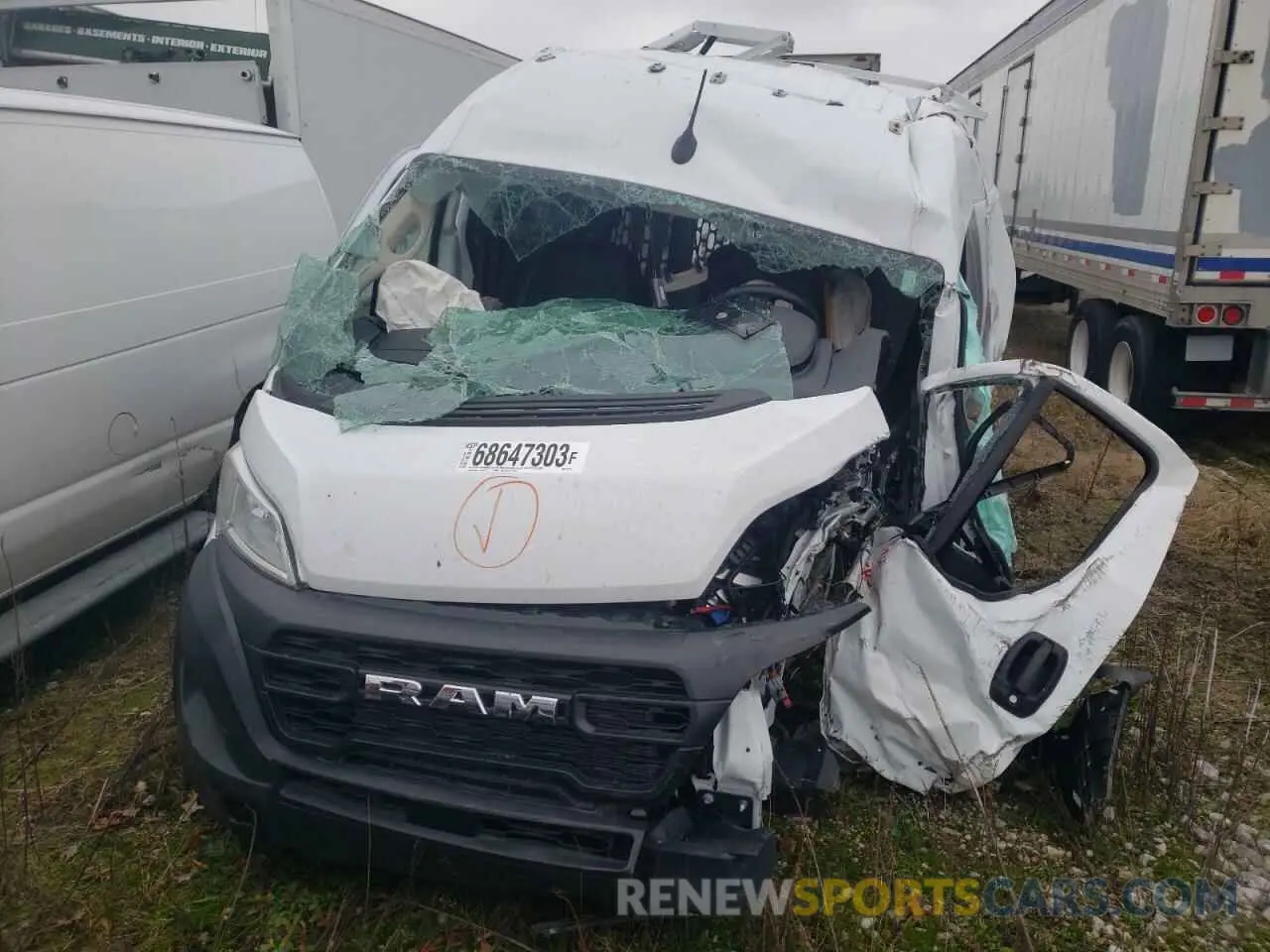 13 Photograph of a damaged car 3C6MRVHG1PE532159 RAM All Models 2023