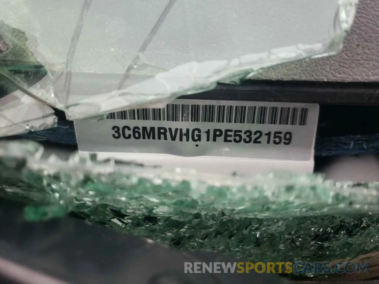 14 Photograph of a damaged car 3C6MRVHG1PE532159 RAM All Models 2023