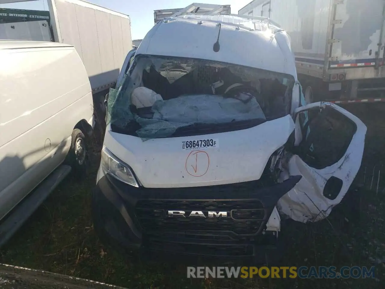 5 Photograph of a damaged car 3C6MRVHG1PE532159 RAM All Models 2023