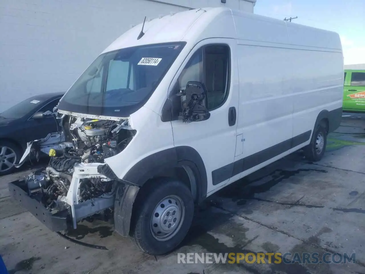 1 Photograph of a damaged car 3C6MRVJGXPE501020 RAM All Models 2023