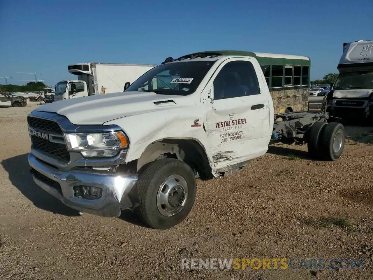 1 Photograph of a damaged car 3C7WRSBL3PG608753 RAM All Models 2023
