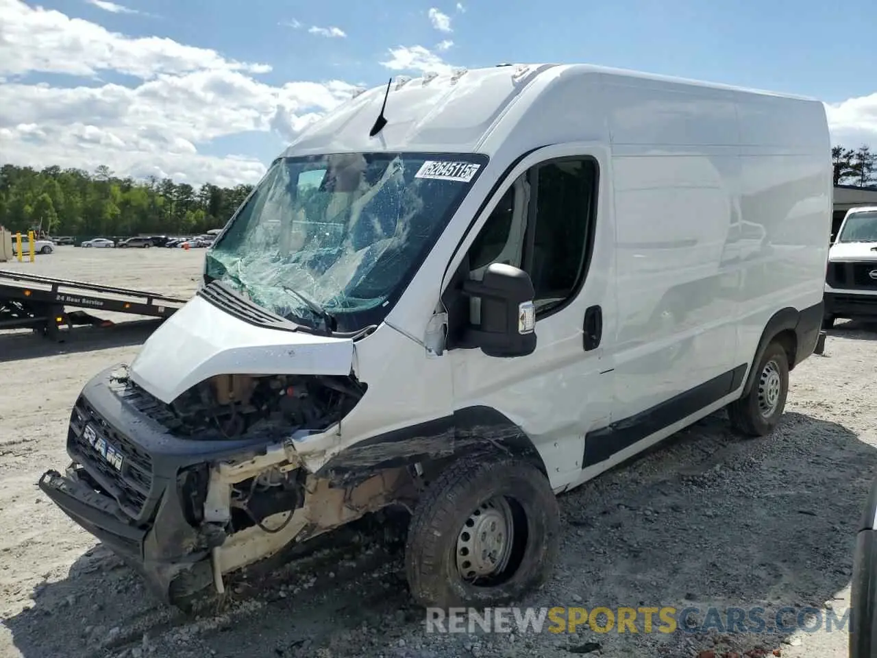 1 Photograph of a damaged car 3C6LRVCGXSE512018 RAM All Models 2025