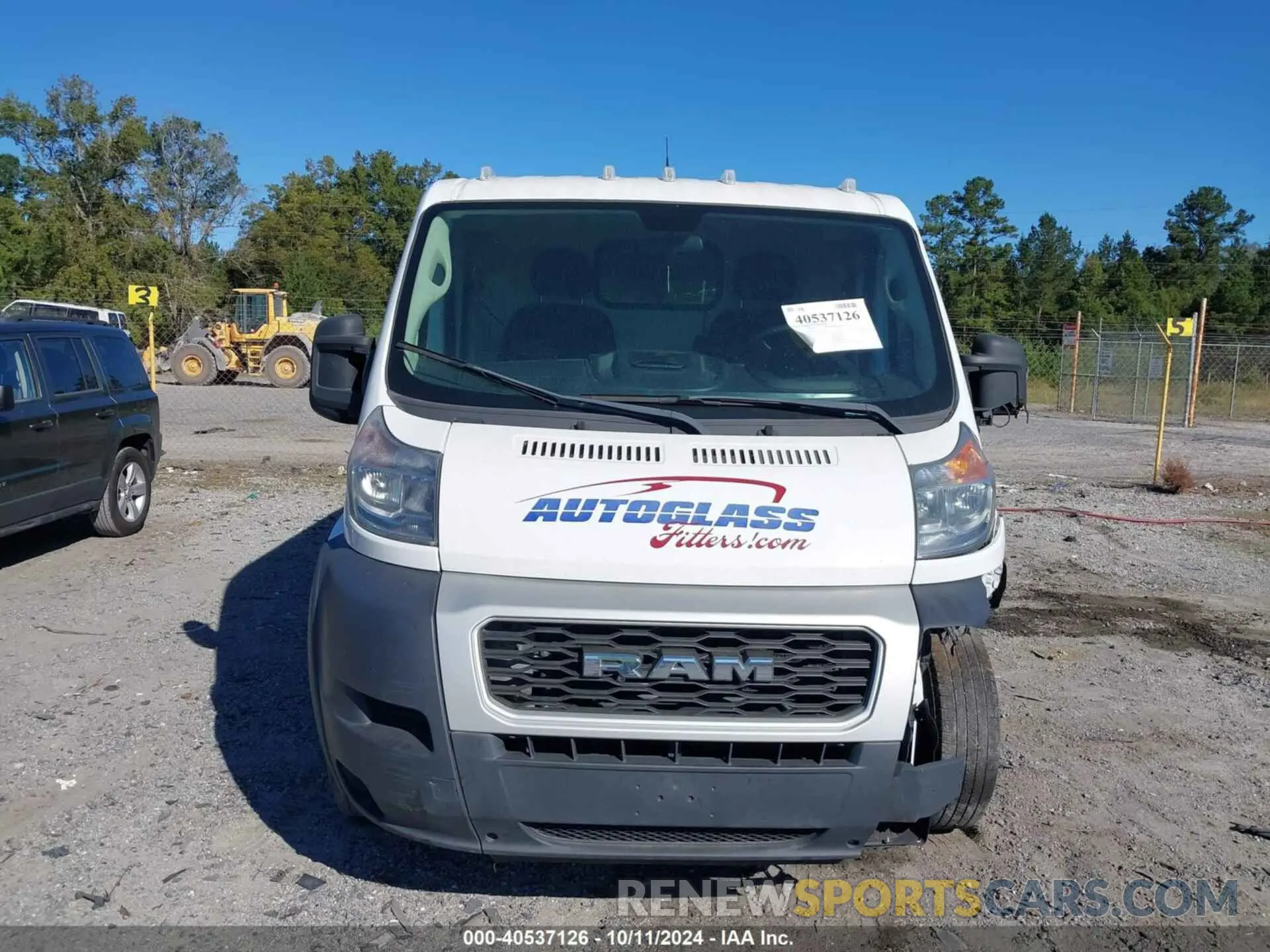 12 Photograph of a damaged car 3C6TRVAG5KE505917 RAM PROMASTER 1500 2019
