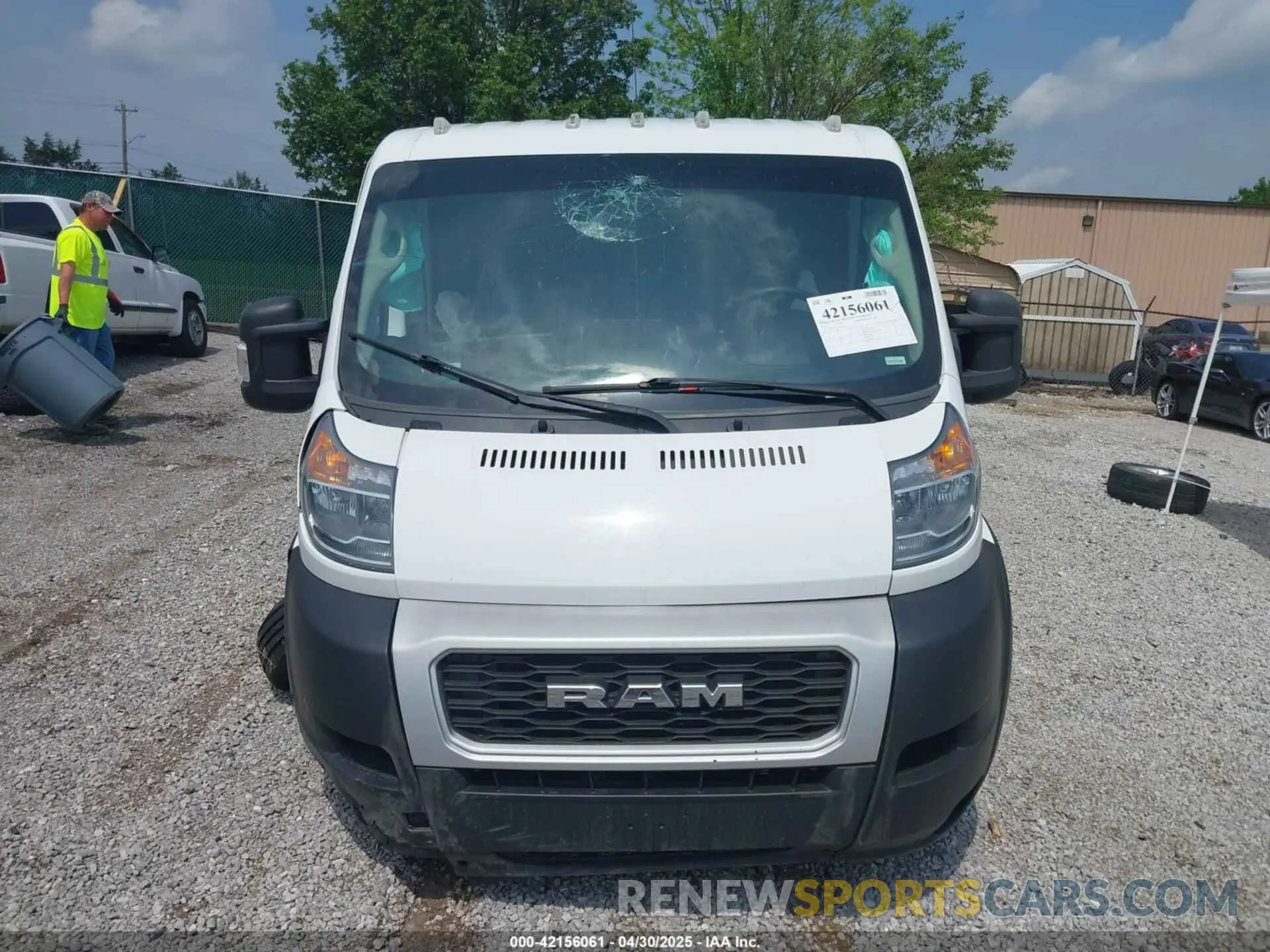 12 Photograph of a damaged car 3C6TRVAG5KE516657 RAM PROMASTER 1500 2019