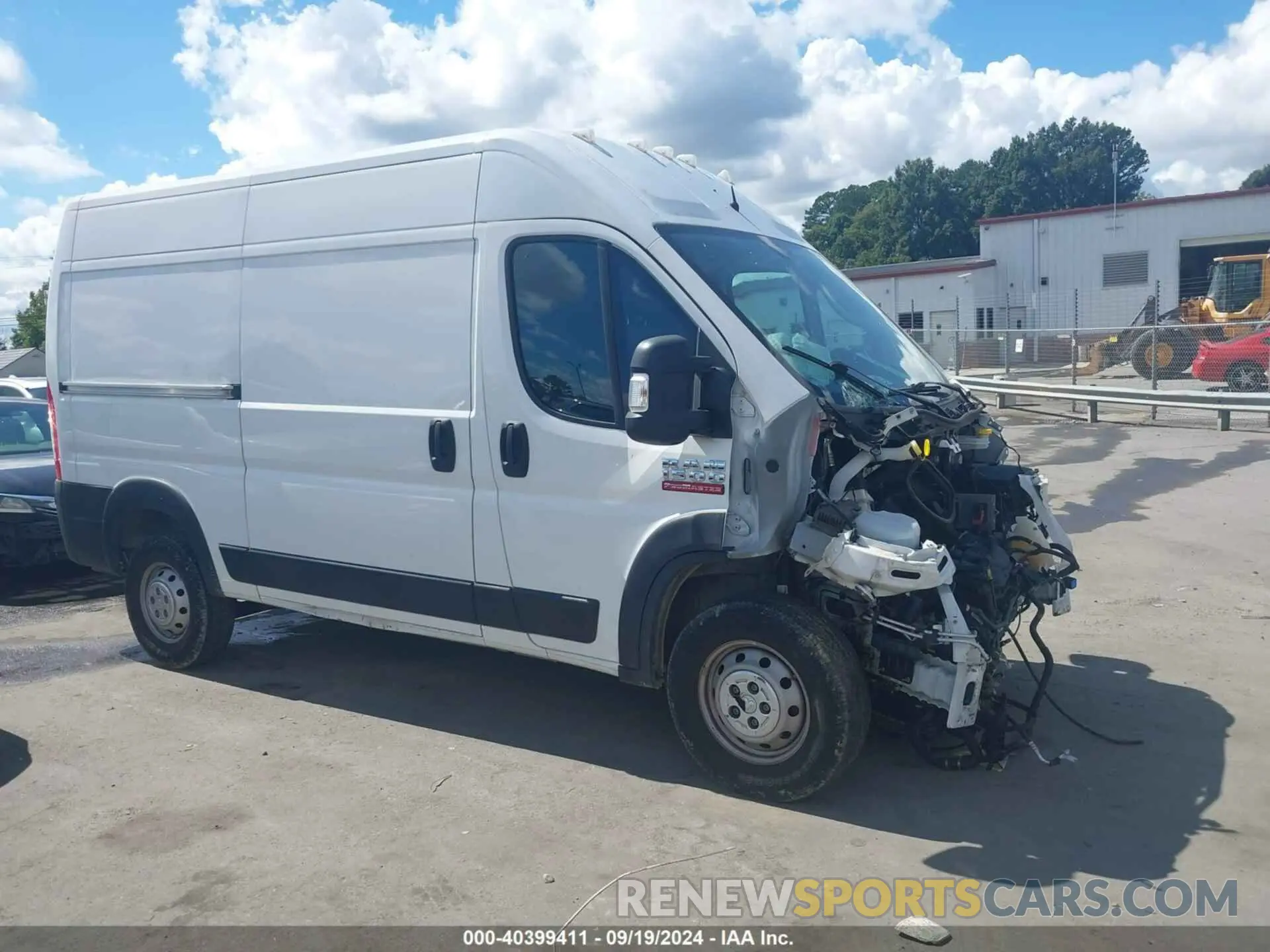 14 Photograph of a damaged car 3C6TRVBG6KE556406 RAM PROMASTER 1500 2019