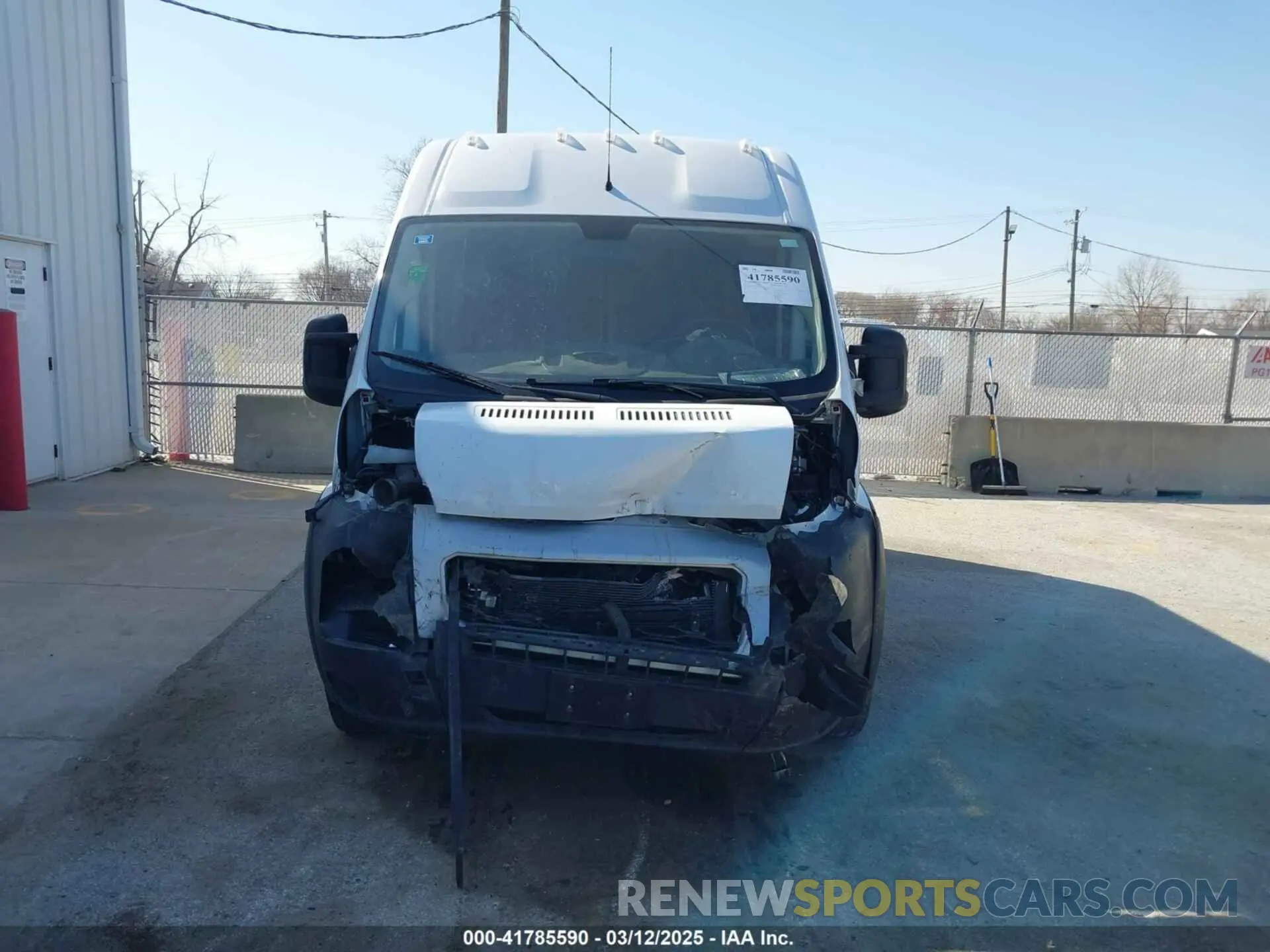 13 Photograph of a damaged car 3C6TRVBG6LE114033 RAM PROMASTER 1500 2020