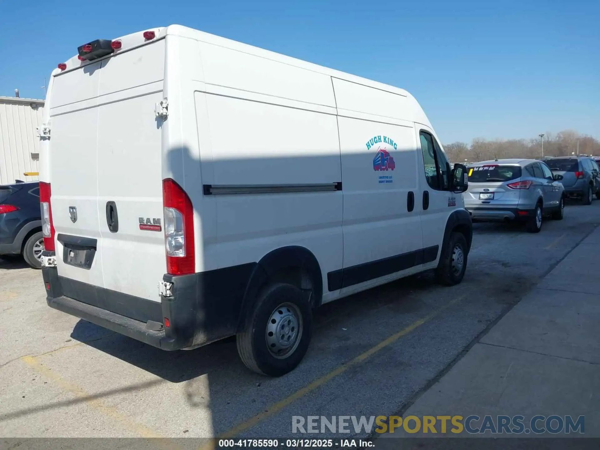 4 Photograph of a damaged car 3C6TRVBG6LE114033 RAM PROMASTER 1500 2020