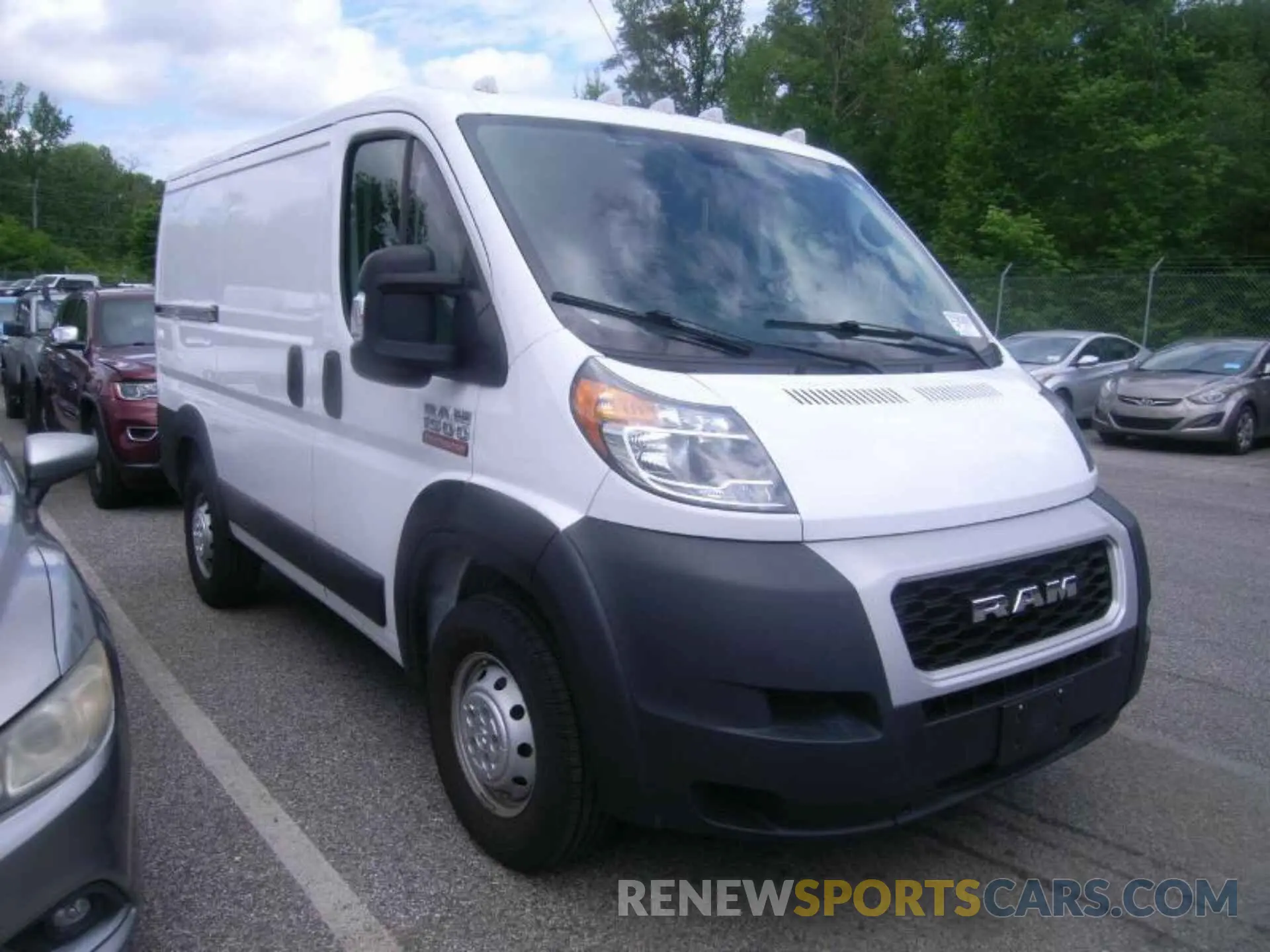 1 Photograph of a damaged car 3C6TRVNG7LE122766 RAM PROMASTER 1500 2020