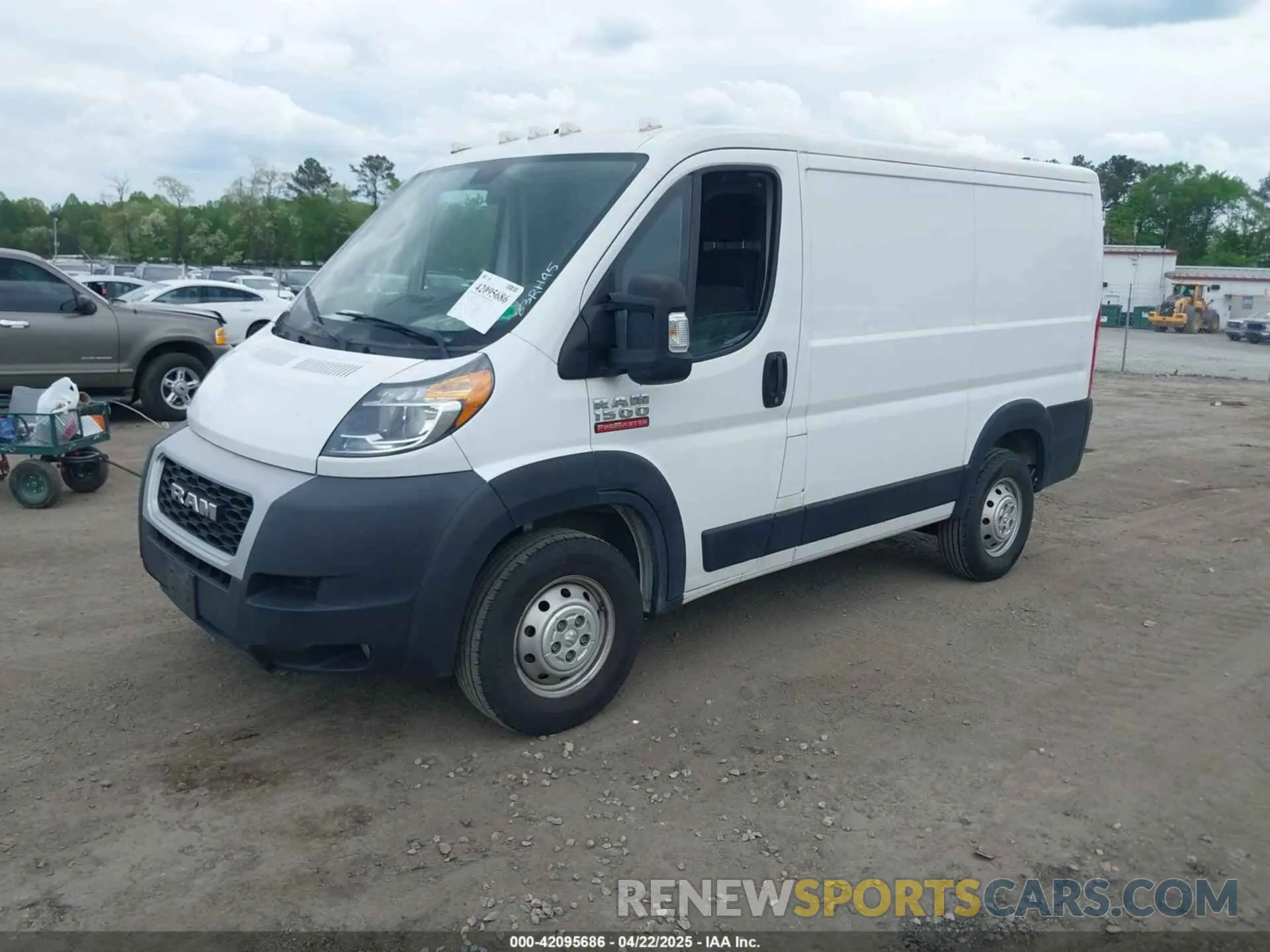 2 Photograph of a damaged car 3C6ERVNG1ME505564 RAM PROMASTER 1500 2021