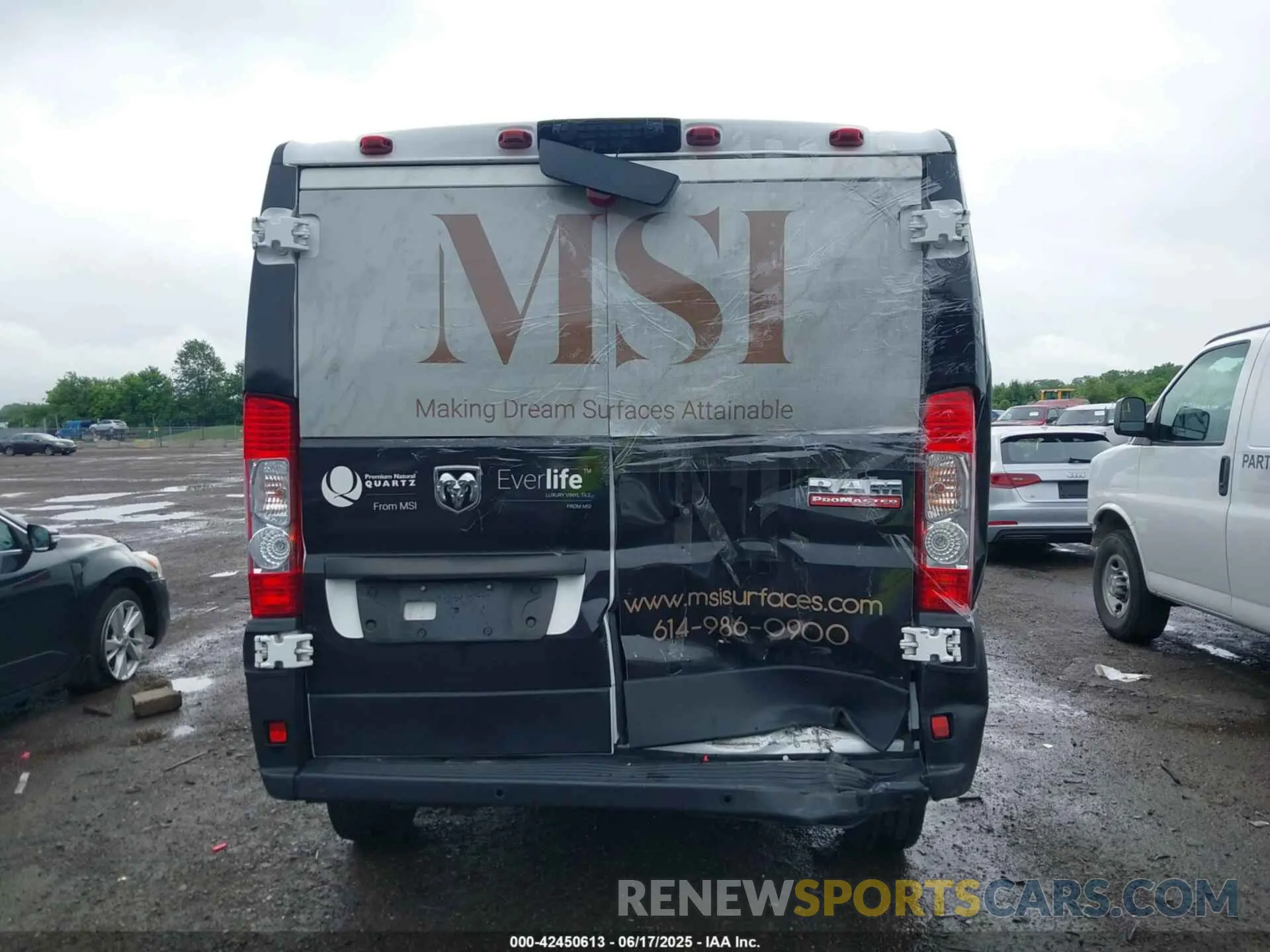16 Photograph of a damaged car 3C6LRVAG1ME530011 RAM PROMASTER 1500 2021