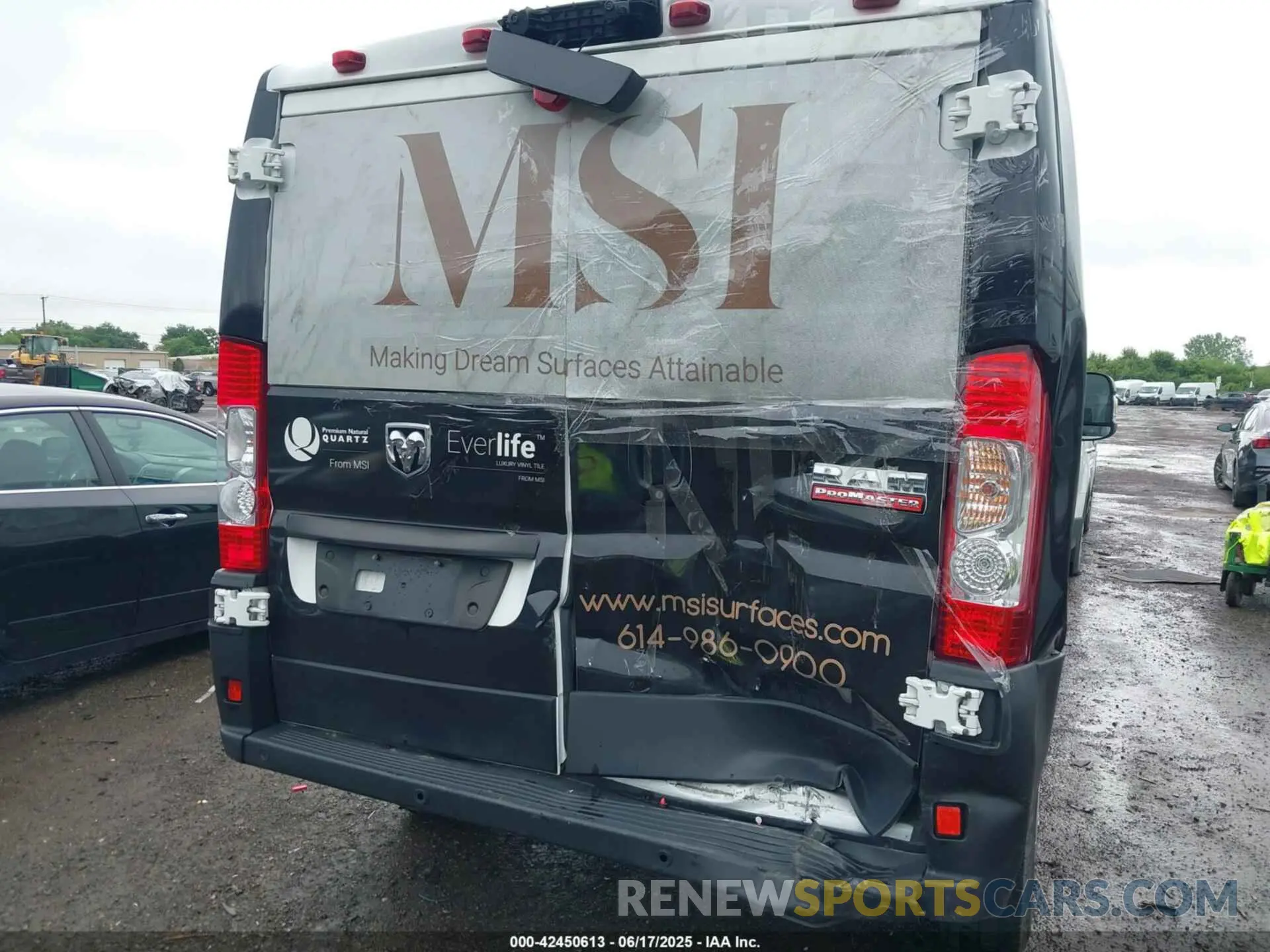 6 Photograph of a damaged car 3C6LRVAG1ME530011 RAM PROMASTER 1500 2021