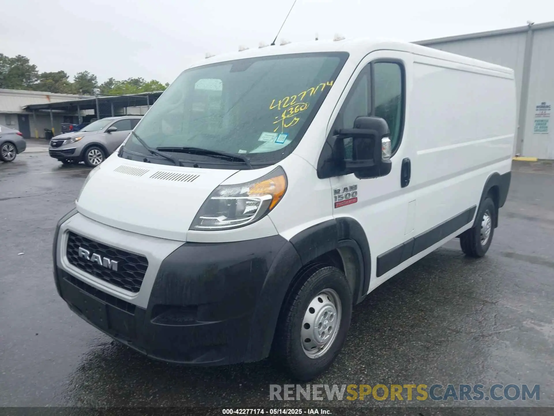 2 Photograph of a damaged car 3C6LRVAG9ME521265 RAM PROMASTER 1500 2021