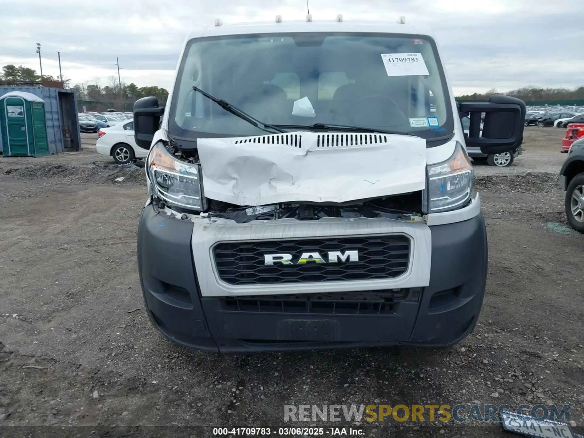 12 Photograph of a damaged car 3C6LRVAGXME559894 RAM PROMASTER 1500 2021