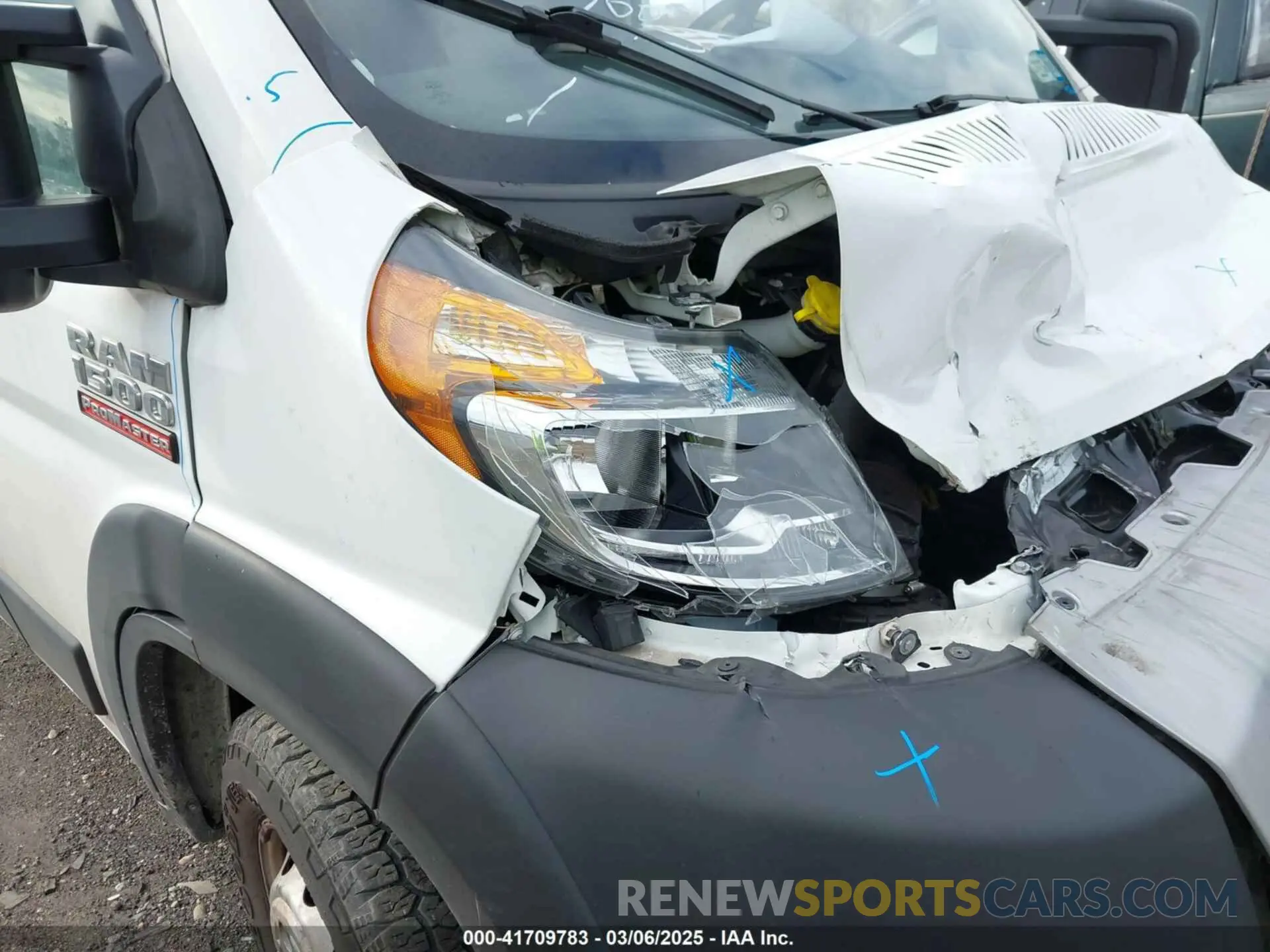 17 Photograph of a damaged car 3C6LRVAGXME559894 RAM PROMASTER 1500 2021