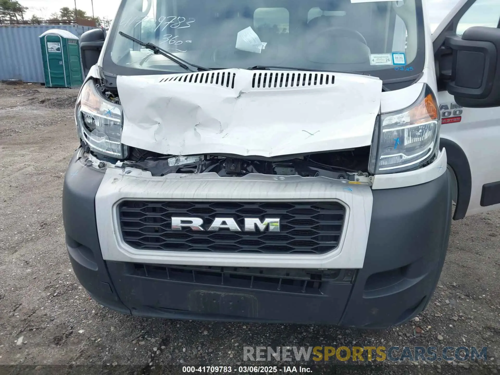 6 Photograph of a damaged car 3C6LRVAGXME559894 RAM PROMASTER 1500 2021