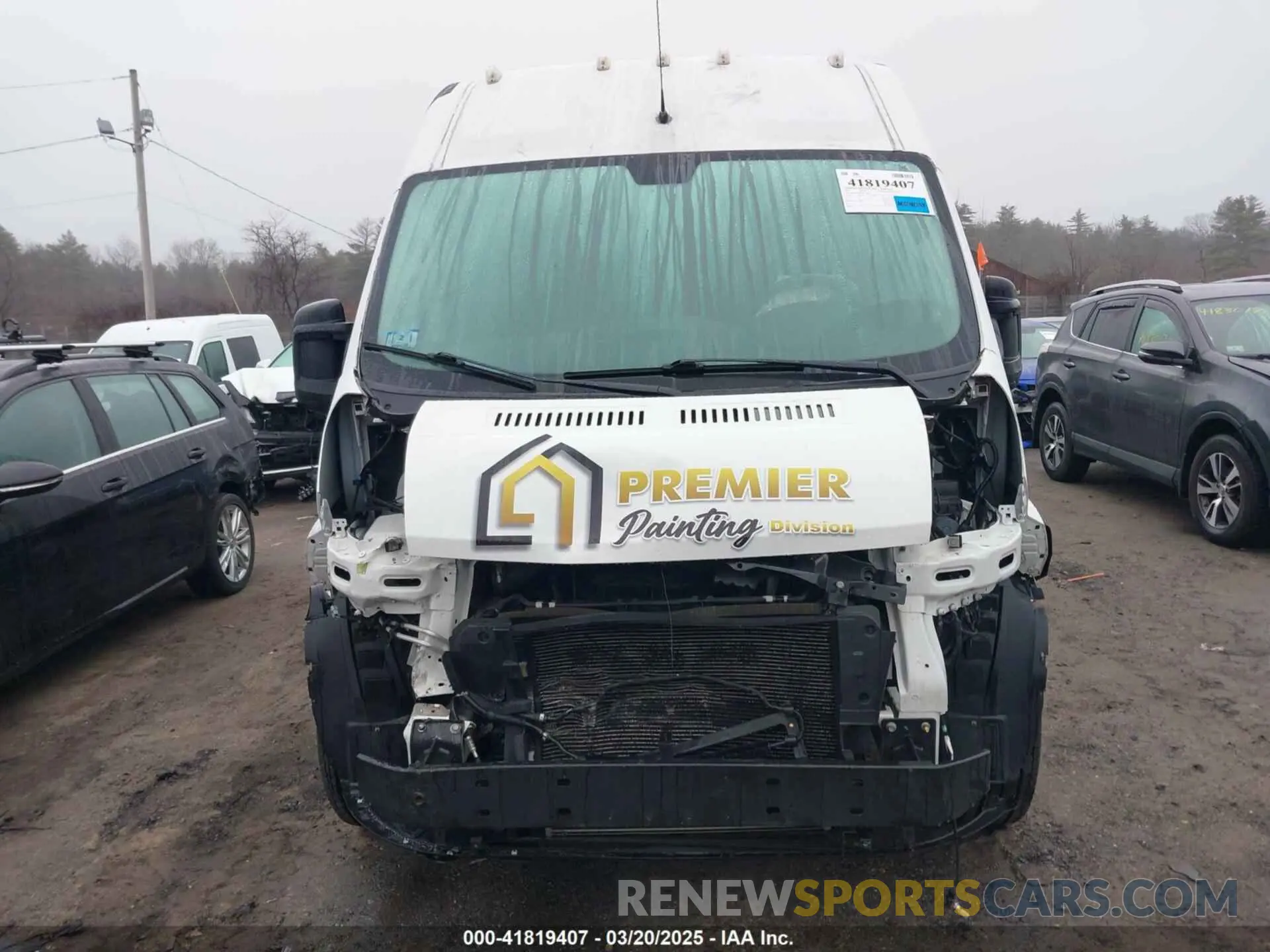 12 Photograph of a damaged car 3C6LRVBG1ME578185 RAM PROMASTER 1500 2021