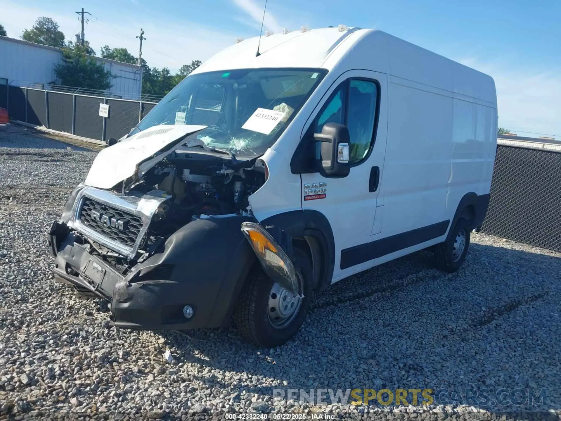 2 Photograph of a damaged car 3C6LRVBG2ME559354 RAM PROMASTER 1500 2021