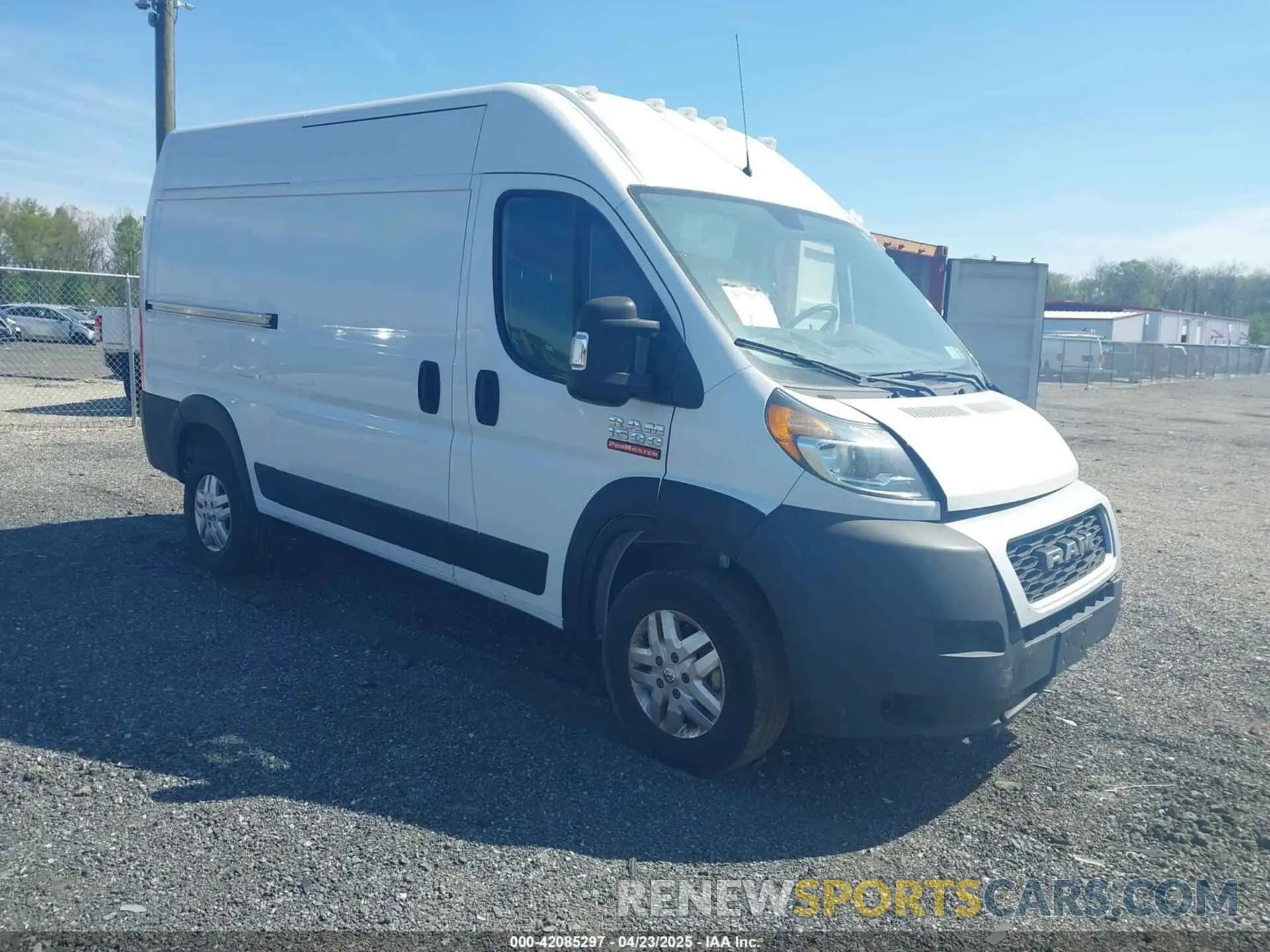 1 Photograph of a damaged car 3C6LRVBG5ME527045 RAM PROMASTER 1500 2021