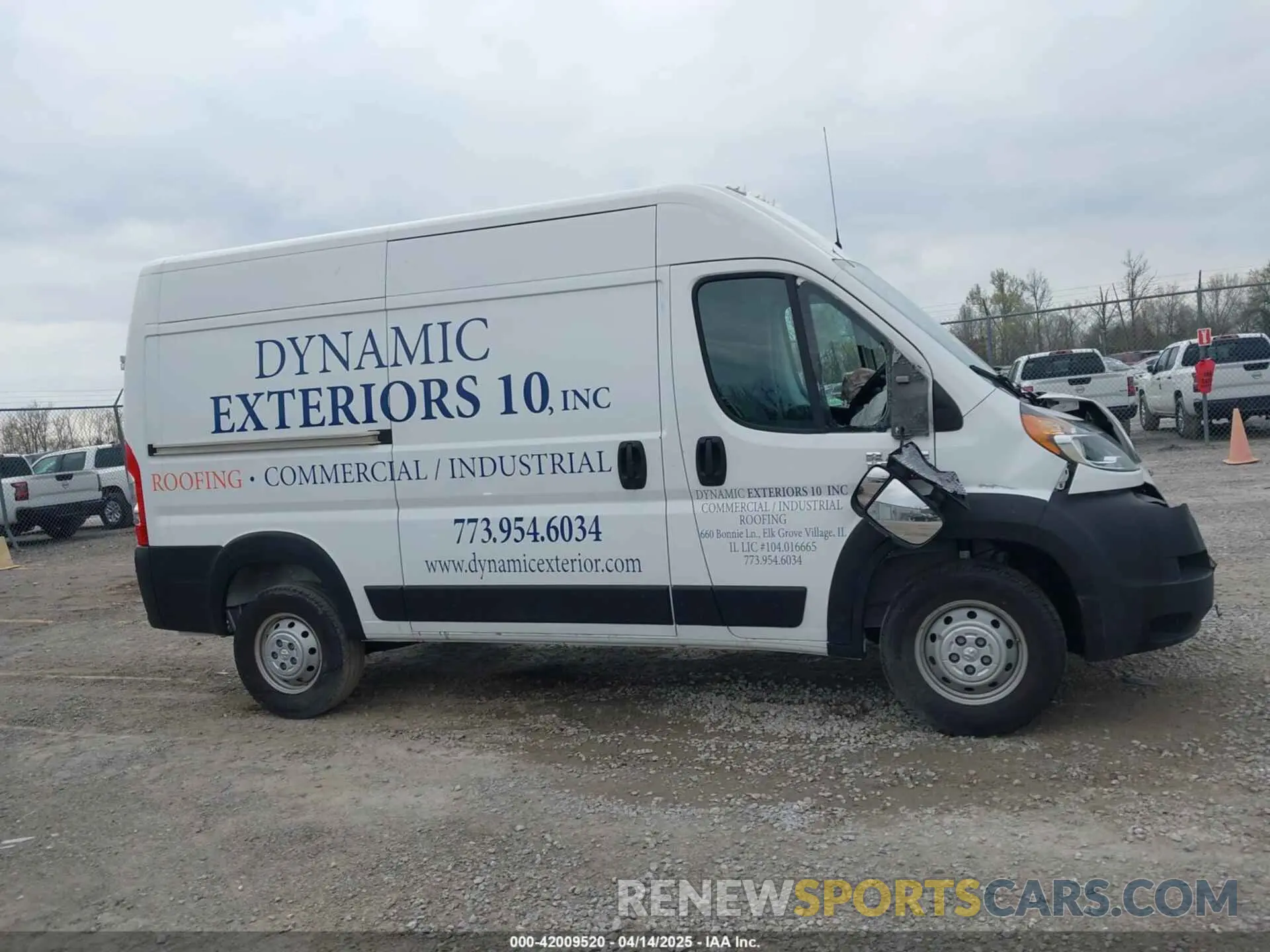 13 Photograph of a damaged car 3C6LRVBG8ME512250 RAM PROMASTER 1500 2021