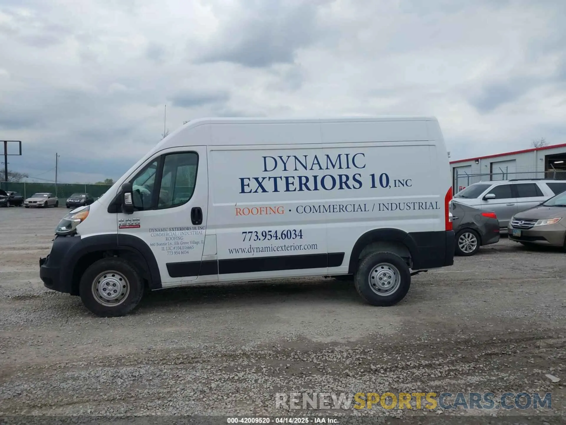 14 Photograph of a damaged car 3C6LRVBG8ME512250 RAM PROMASTER 1500 2021