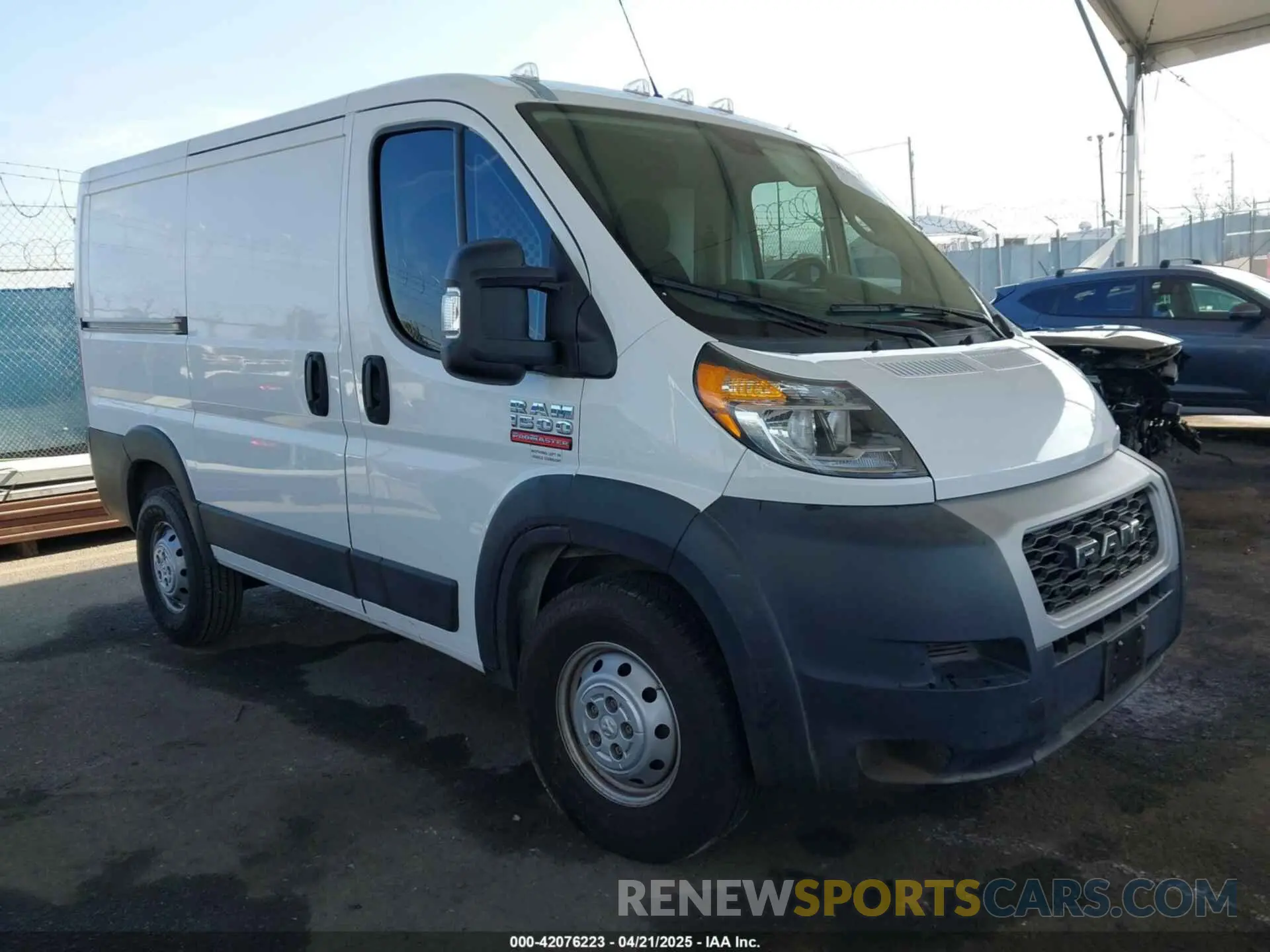 1 Photograph of a damaged car 3C6LRVNG0ME546386 RAM PROMASTER 1500 2021