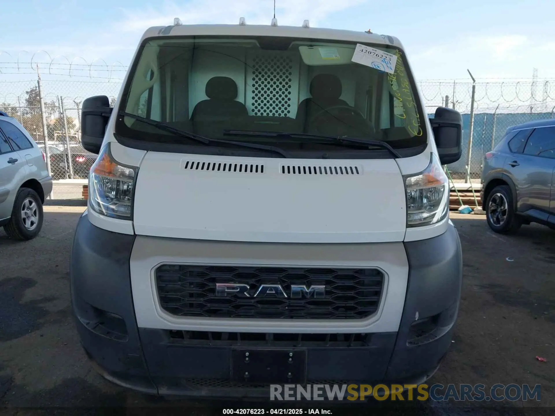 11 Photograph of a damaged car 3C6LRVNG0ME546386 RAM PROMASTER 1500 2021