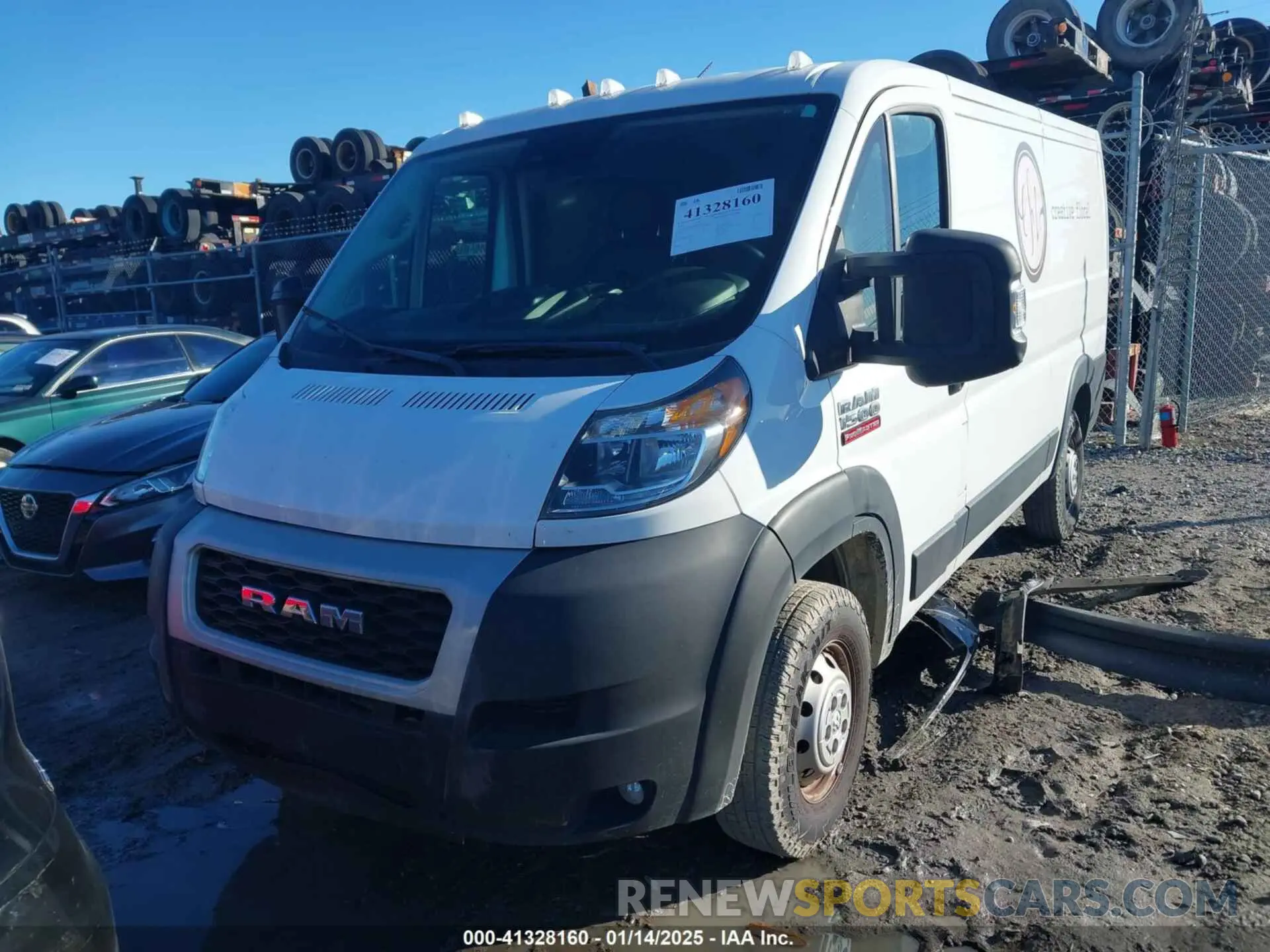 12 Photograph of a damaged car 3C6LRVAG8NE124566 RAM PROMASTER 1500 2022