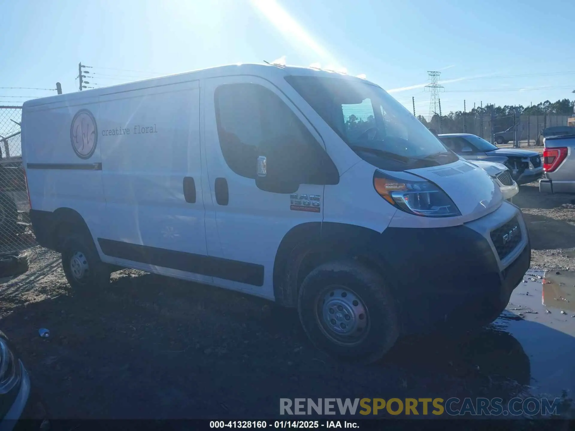 13 Photograph of a damaged car 3C6LRVAG8NE124566 RAM PROMASTER 1500 2022