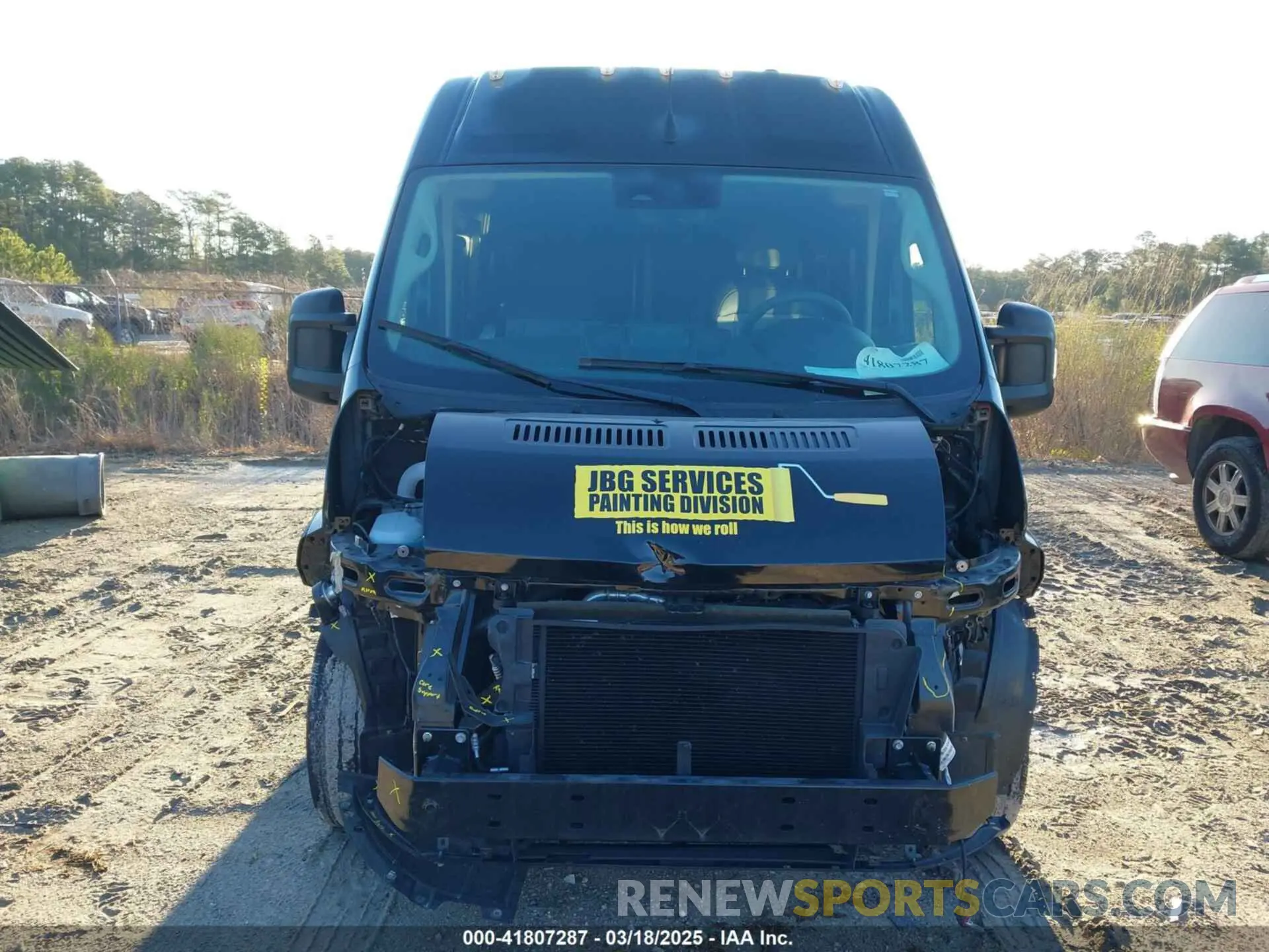 12 Photograph of a damaged car 3C6LRVBG2NE119149 RAM PROMASTER 1500 2022