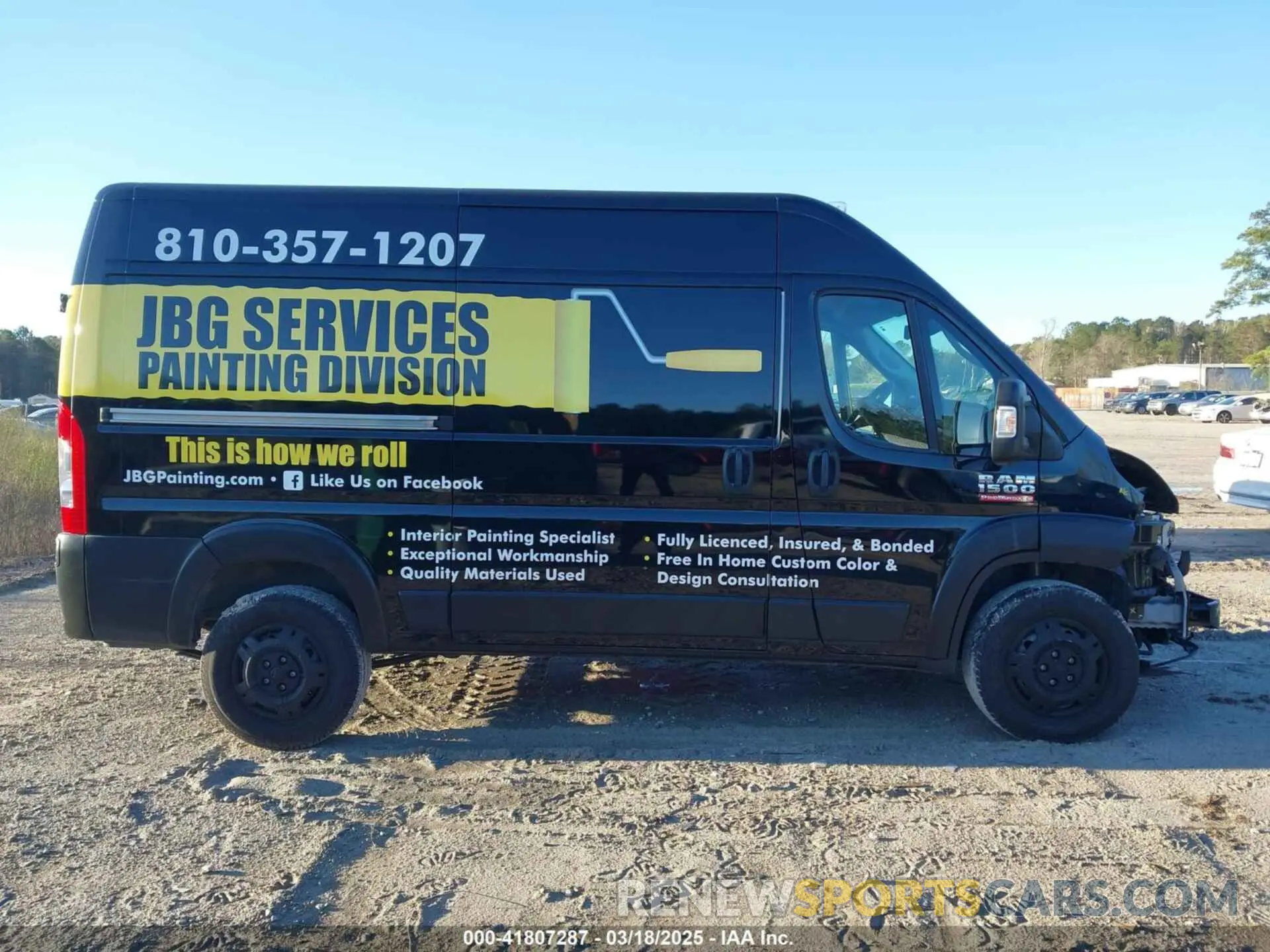 13 Photograph of a damaged car 3C6LRVBG2NE119149 RAM PROMASTER 1500 2022