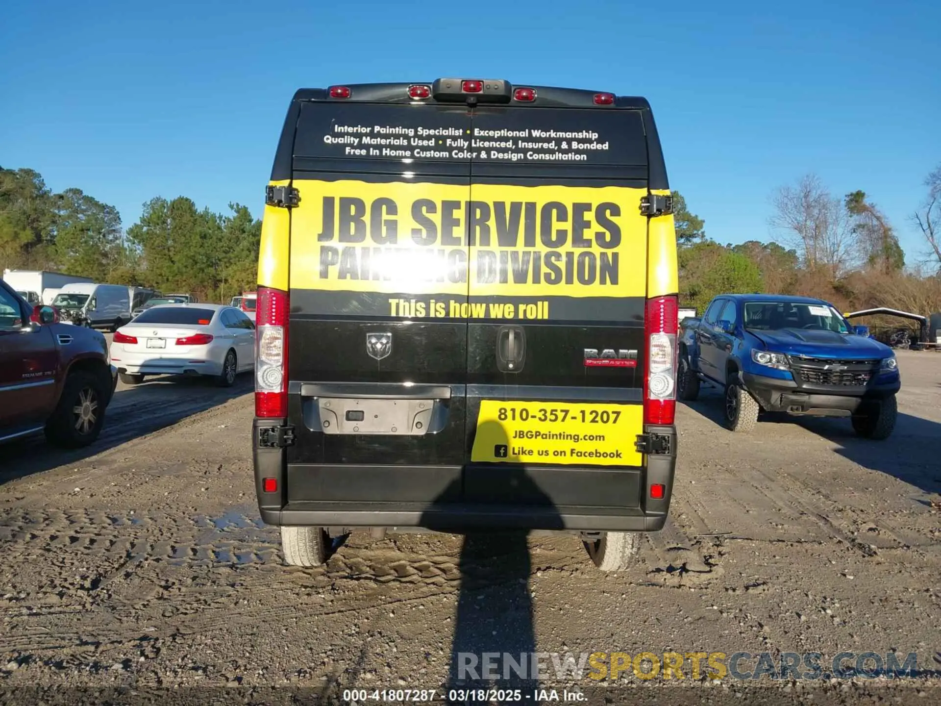 16 Photograph of a damaged car 3C6LRVBG2NE119149 RAM PROMASTER 1500 2022