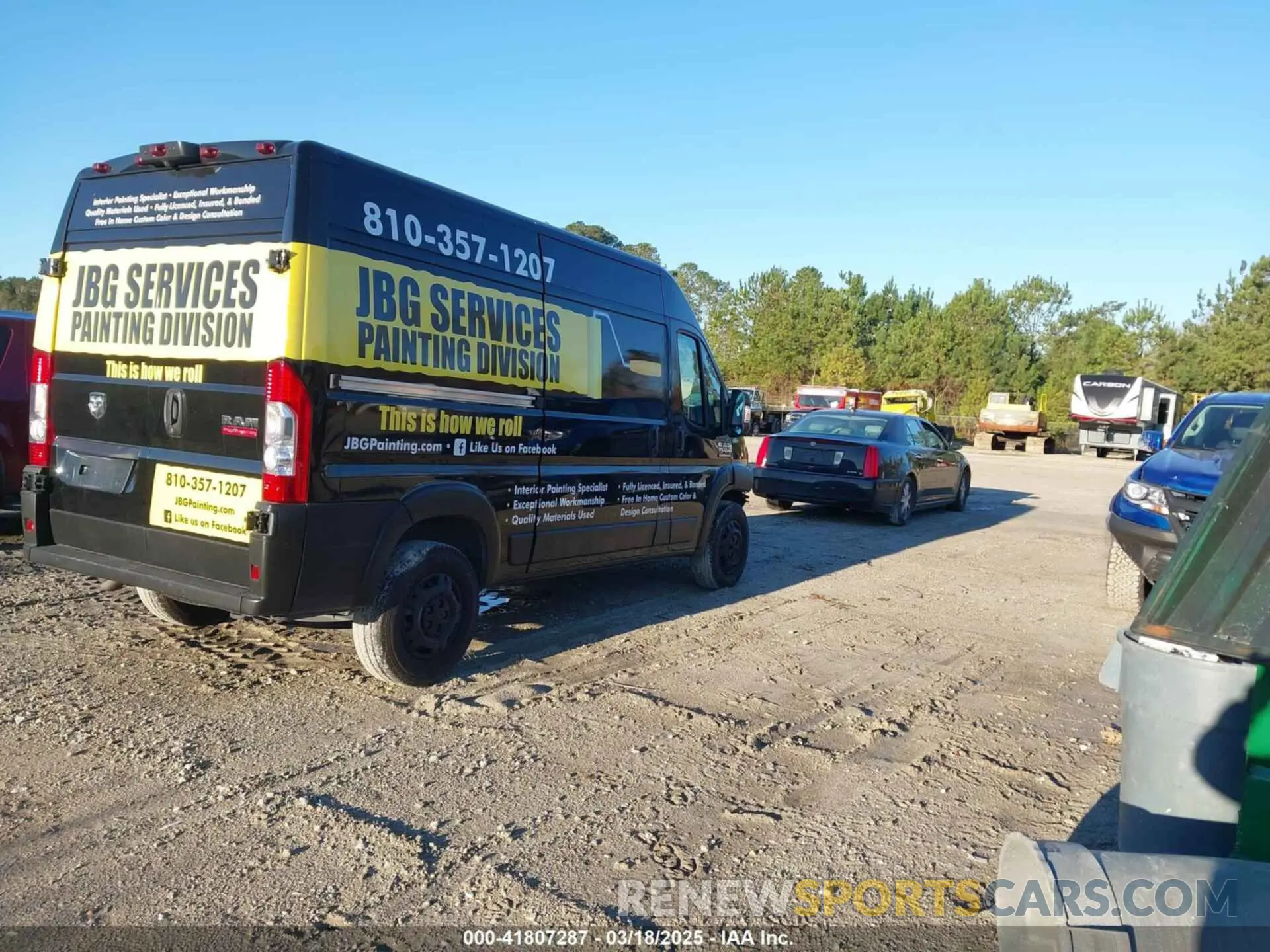 4 Photograph of a damaged car 3C6LRVBG2NE119149 RAM PROMASTER 1500 2022